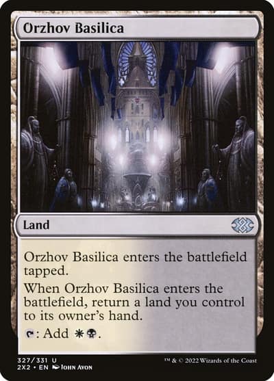 Orzhov Basilica 2X2-327 Double Masters 2022 Magic card