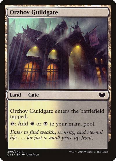 Orzhov Guildgate C15-299 Commander 2015 Magic card