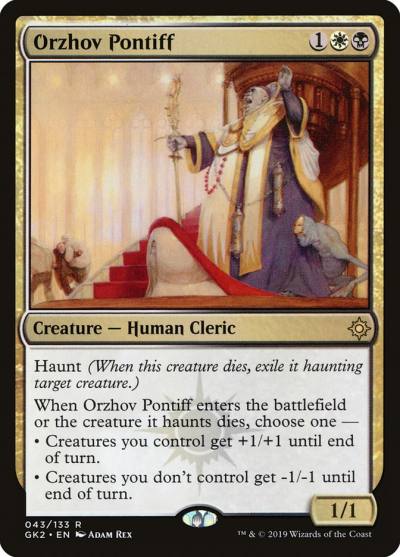 Orzhov Pontiff GK2-43 RNA Guild Kit Magic card