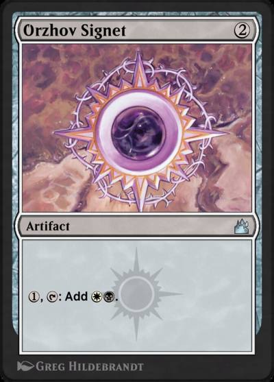 Orzhov Signet AA1-9 Arena Anthology 1 Magic card