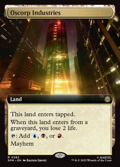 Oscorp Industries SPM-282 Marvel's Spider-Man Magic card