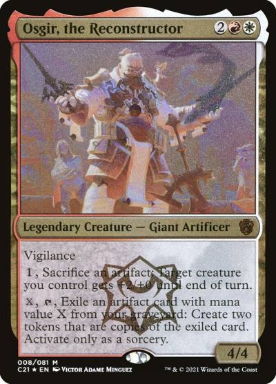 Osgir, the Reconstructor OC21-8 Commander 2021 Display Commanders Magic card