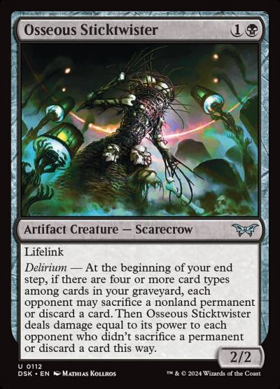 Osseous Sticktwister 112 Duskmourn: House of Horror Magic card