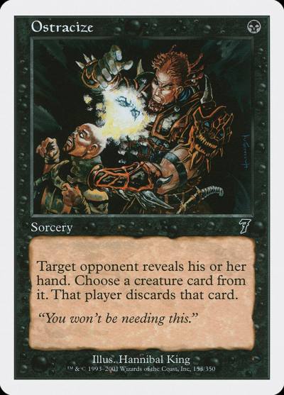 Ostracize 7ED-153 Seventh Edition Magic card