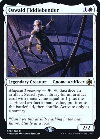 Oswald Fiddlebender PAFR-28S Adventures in the Forgotten Realms Promos Magic card