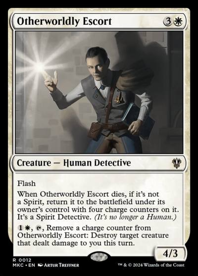 Otherworldly Escort MKC-12 Murders at Karlov Manor Commander Magic card