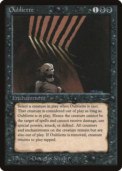 Oubliette ARN-31CROSS Arabian Nights Magic card