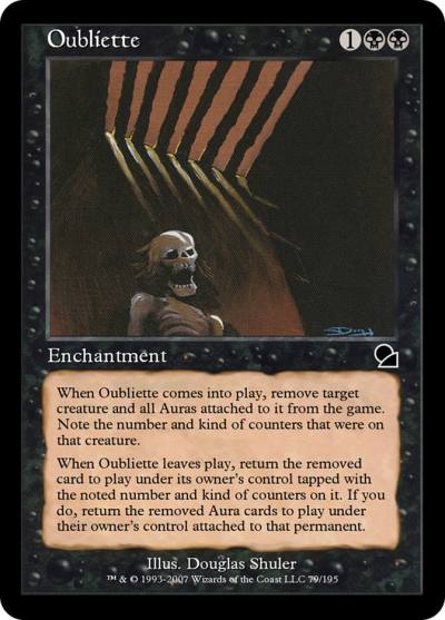Oubliette ME1-79 Masters Edition Magic card