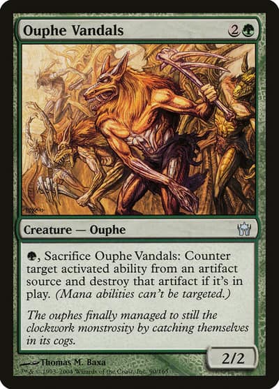 Ouphe Vandals 90 Fifth Dawn Magic card