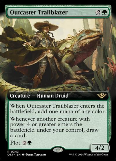 Outcaster Trailblazer OTJ-343 Outlaws of Thunder Junction Magic card