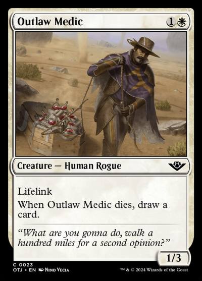 Outlaw Medic 23 Outlaws of Thunder Junction Magic card