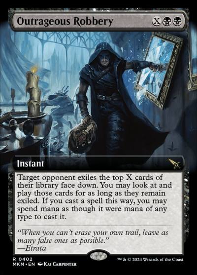 Outrageous Robbery MKM-402 Murders at Karlov Manor Magic card