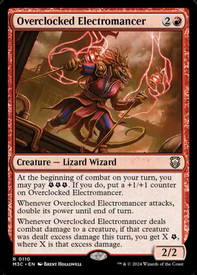 Overclocked Electromancer M3C-110 Modern Horizons 3 Commander Magic card
