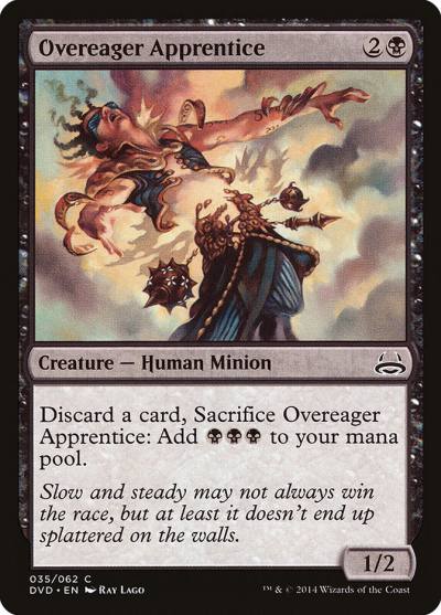 Overeager Apprentice DVD-35 Duel Decks Anthology: Divine vs. Demonic Magic card