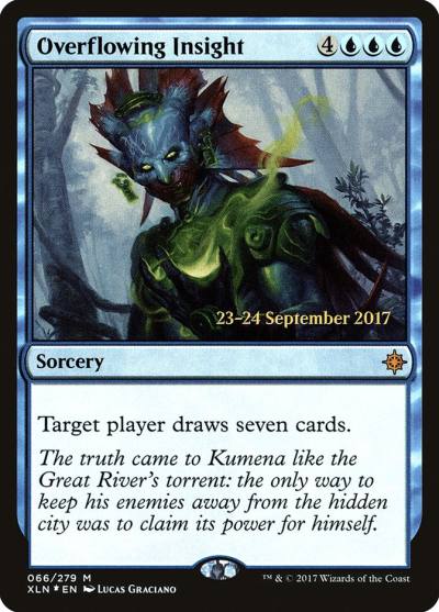Overflowing Insight PXLN-66S Ixalan Promos Magic card