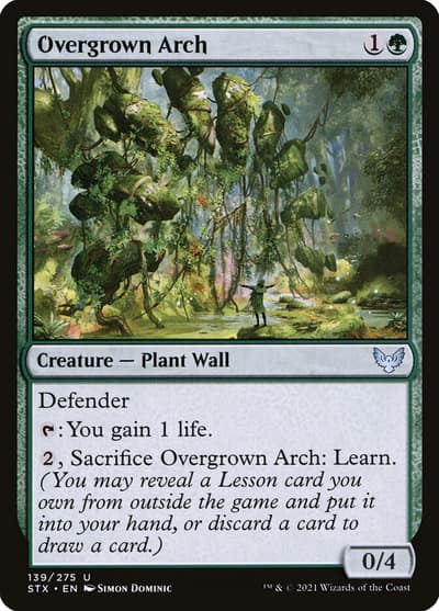 Overgrown Arch 139 Strixhaven: School of Mages Magic card
