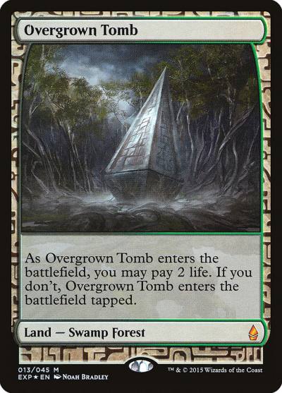 Overgrown Tomb EXP-13 Zendikar Expeditions Magic card