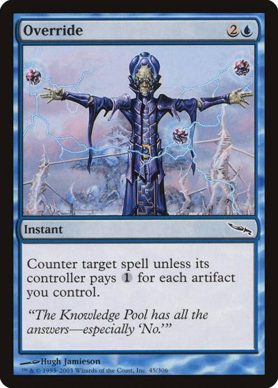 Override MRD-45 Mirrodin Magic card