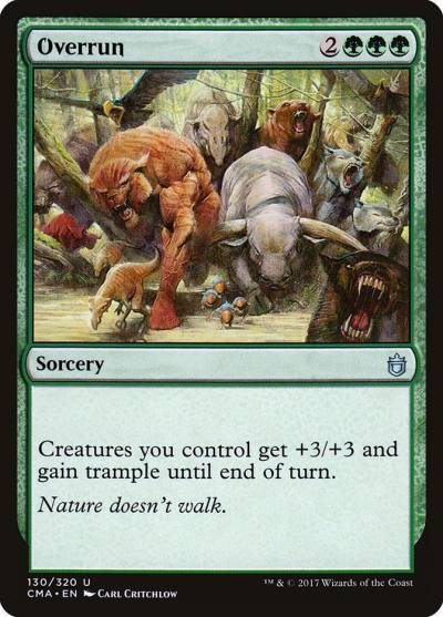 Overrun CMA-130 Commander Anthology Magic card