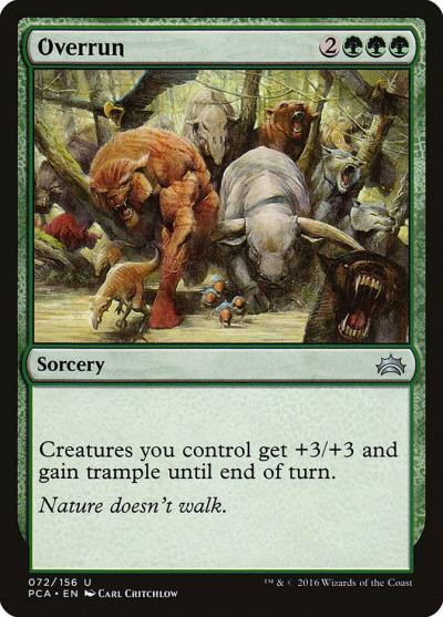 Overrun PCA-72 Planechase Anthology Magic card