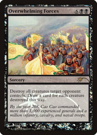 Overwhelming Forces J13-6 Judge Gift Cards 2013 Magic card