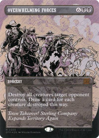Overwhelming Forces OTP-69 Breaking News Magic card