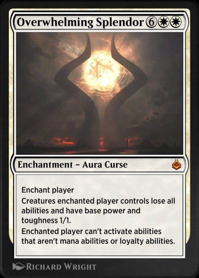 Overwhelming Splendor AKR-30 Amonkhet Remastered Magic card