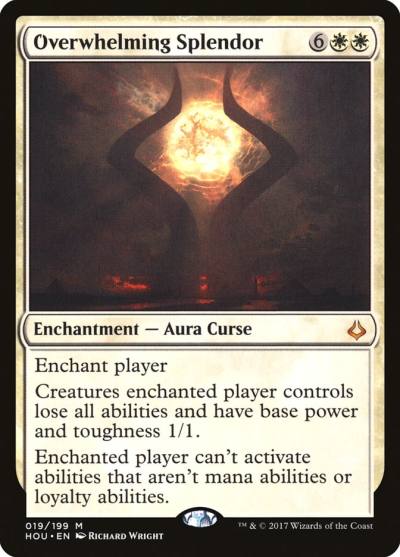Overwhelming Splendor HOU-19 Hour of Devastation Magic card