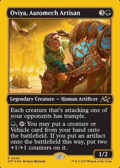 Oviya, Automech Artisan DFT-469 Aetherdrift Magic card