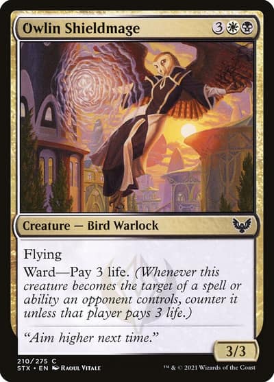 Owlin Shieldmage 210 Strixhaven: School of Mages Magic card