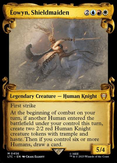 Éowyn, Shieldmaiden LTC-456 Tales of Middle-earth Commander Magic card
