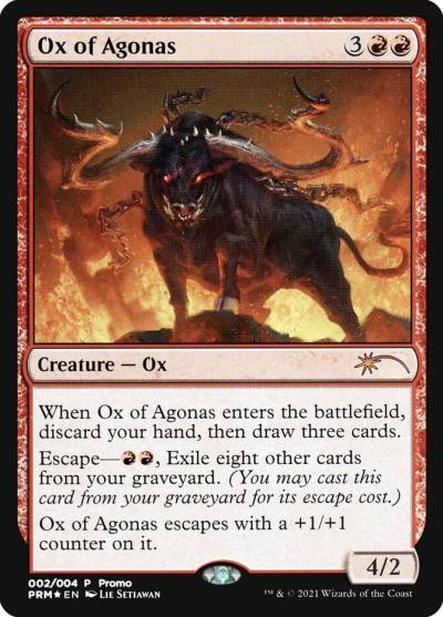 Ox of Agonas PL21-2 Year of the Ox 2021 Magic card