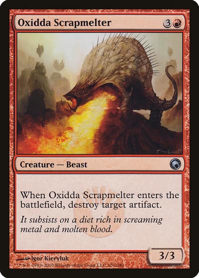 Oxidda Scrapmelter 101 Scars of Mirrodin Magic card