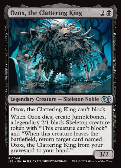Ozox, the Clattering King J25-44 Foundations Jumpstart Magic card