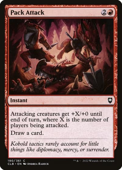 Pack Attack CLB-190 Commander Legends: Battle for Baldur's Gate Magic card