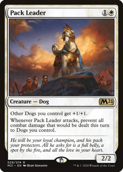 Pack Leader M21-29 Core Set 2021 Magic card
