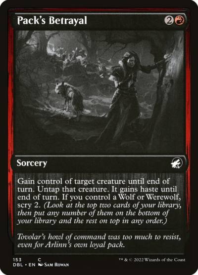 Pack's Betrayal DBL-153 Innistrad: Double Feature Magic card