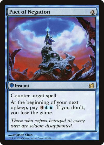 Pact of Negation MMA-56 Modern Masters Magic card