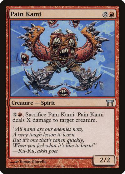 Pain Kami CHK-183 Champions of Kamigawa Magic card
