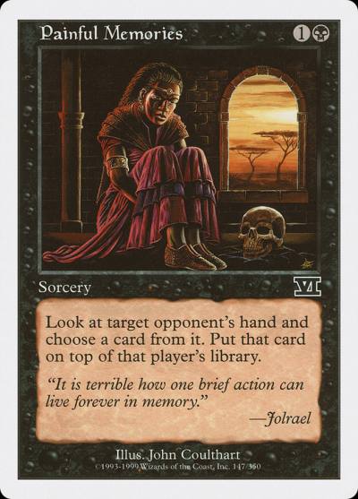 Painful Memories 6ED-147 Classic Sixth Edition Magic card