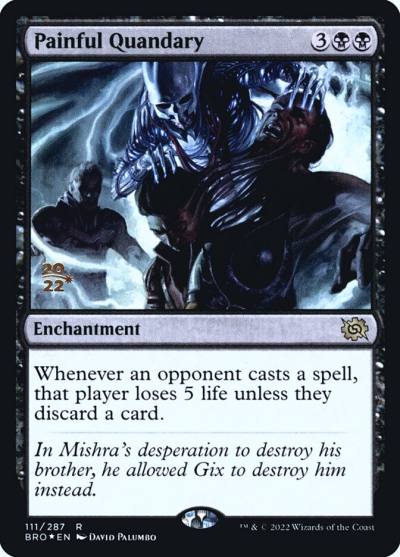 Painful Quandary PBRO-111S The Brothers' War Promos Magic card