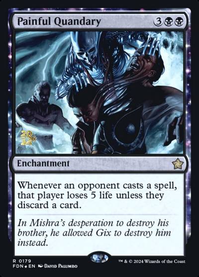 Painful Quandary PFDN-179S Foundations Promos Magic card