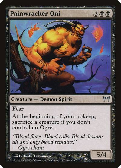 Painwracker Oni 136 Champions of Kamigawa Magic card