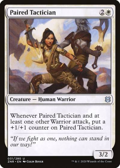 Paired Tactician ZNR-31 Zendikar Rising Magic card