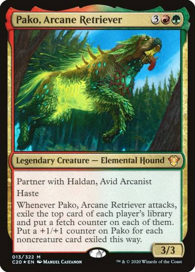 Pako, Arcane Retriever 13 Commander 2020 Magic card