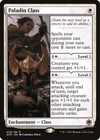 Paladin Class AFR-29 Adventures in the Forgotten Realms Magic card