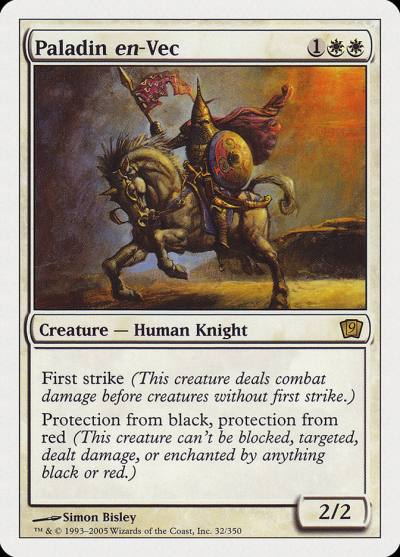 Paladin en-Vec 9ED-32 Ninth Edition Magic card