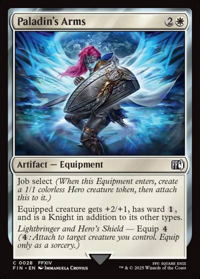 Paladin's Arms FIN-28 Final Fantasy Magic card