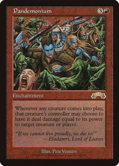 Pandemonium EXO-93 Exodus Magic card