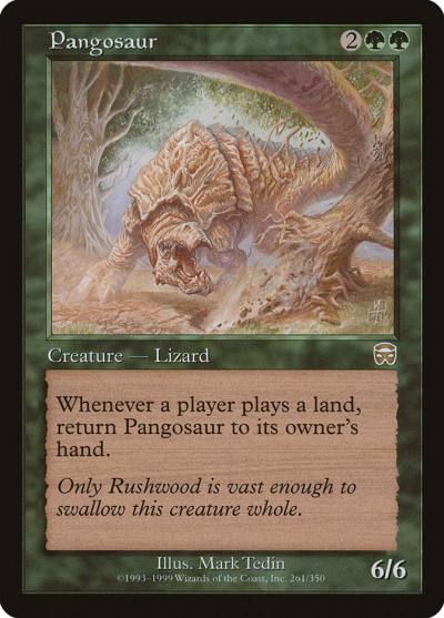 Pangosaur 261 Mercadian Masques Magic card